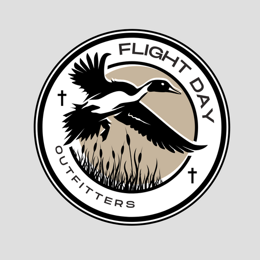 Flight Day Cross Sticker